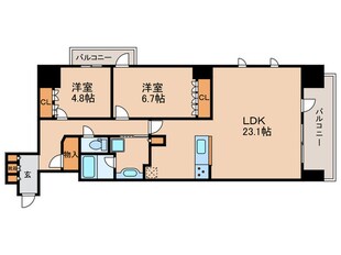 ジオ大津　京町（1510）の物件間取画像